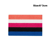 Genderfluid Flag Iron On Embroidered Patch